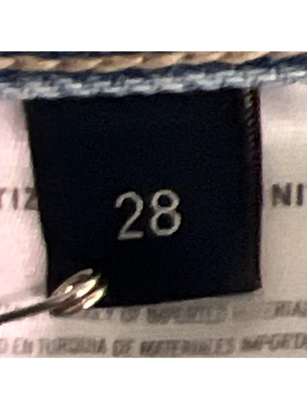 CITIZENS OF HUMANITY Marcelle Low Slung Easy Cargo Jeans in Cloud Nine Sz 28 EUC - Picture 7 of 9